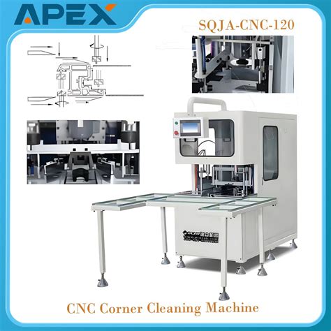 UPVC Window CNC Corner Cleaning Machine 6 Tools